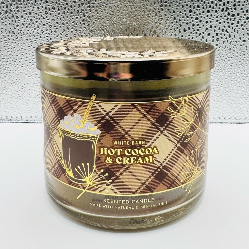 Bath & Body Works Hot Cocoa & Cream 3 Wick Candle